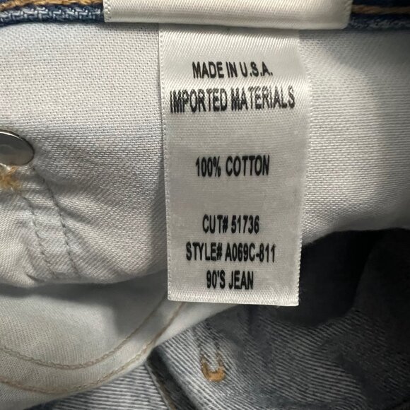 AGOLDE Cut-Off Jean Shorts in 'Fall Out' Blue Size 30 - Picture 3 of 12